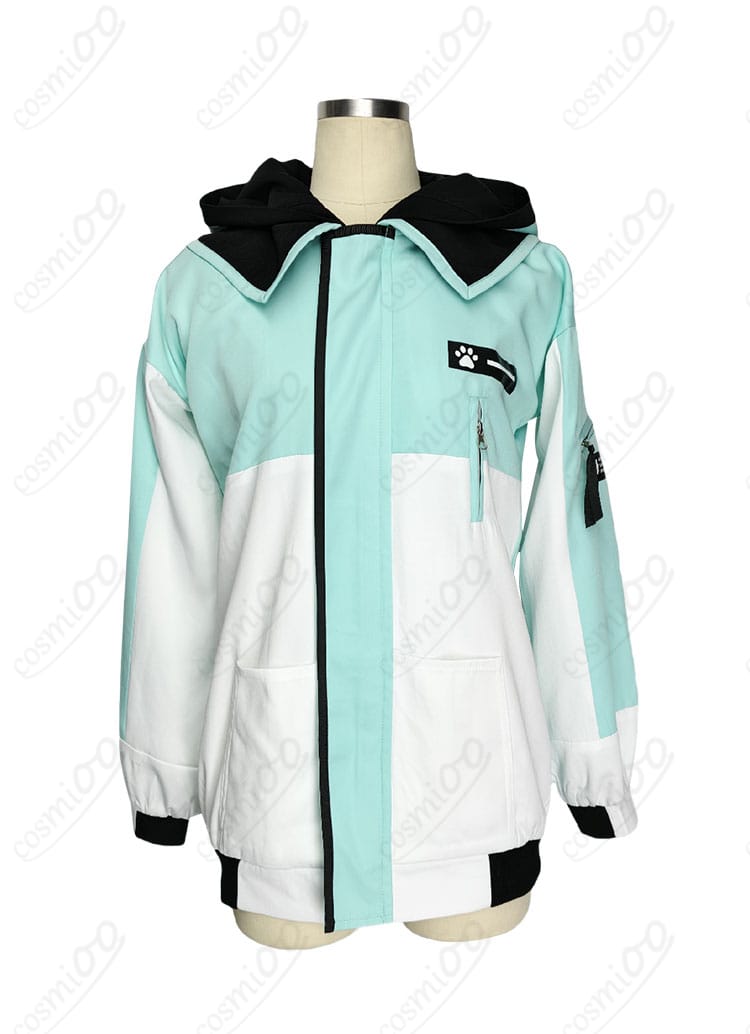 才羽モモイ／才羽ミドリ 防寒コートの正面全体画像