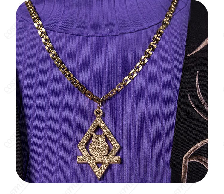 ネックレス装飾と3Dパーツの質感ディテール