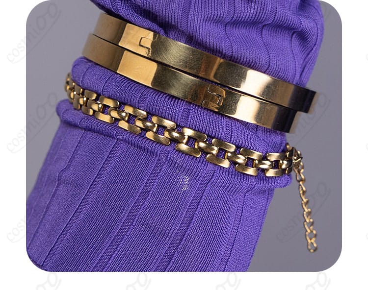 ブレスレット（腕飾り）パーツの意匠と質感