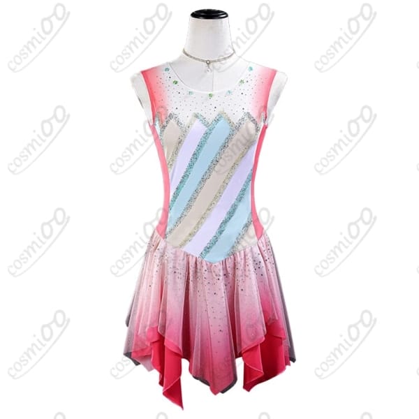 メダリスト 結束いのり スケートドレス 高再現で軽やか、撮影映えするコスプレ衣装