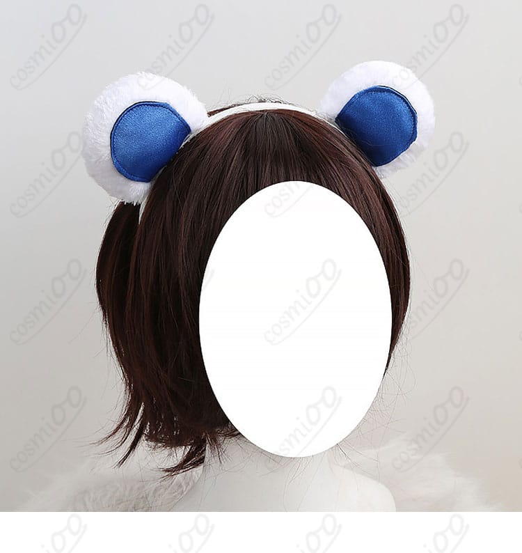 クマクマレスQ衣装 クマ耳カチューシャのディテールと質感