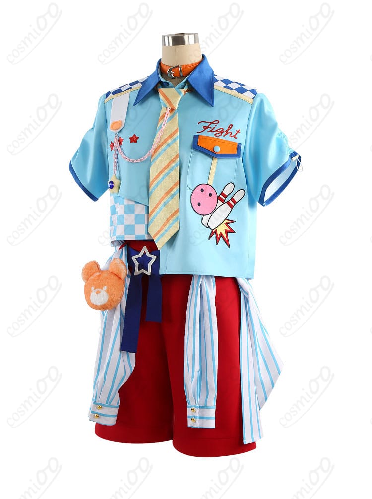 クマクマレスQ衣装 左側面のシルエットとベルト位置の確認