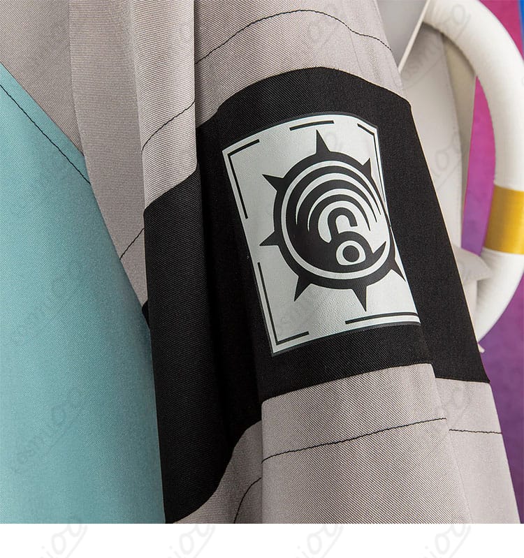 アーム部分のバッジ風ワッペン装飾のディテールアップ