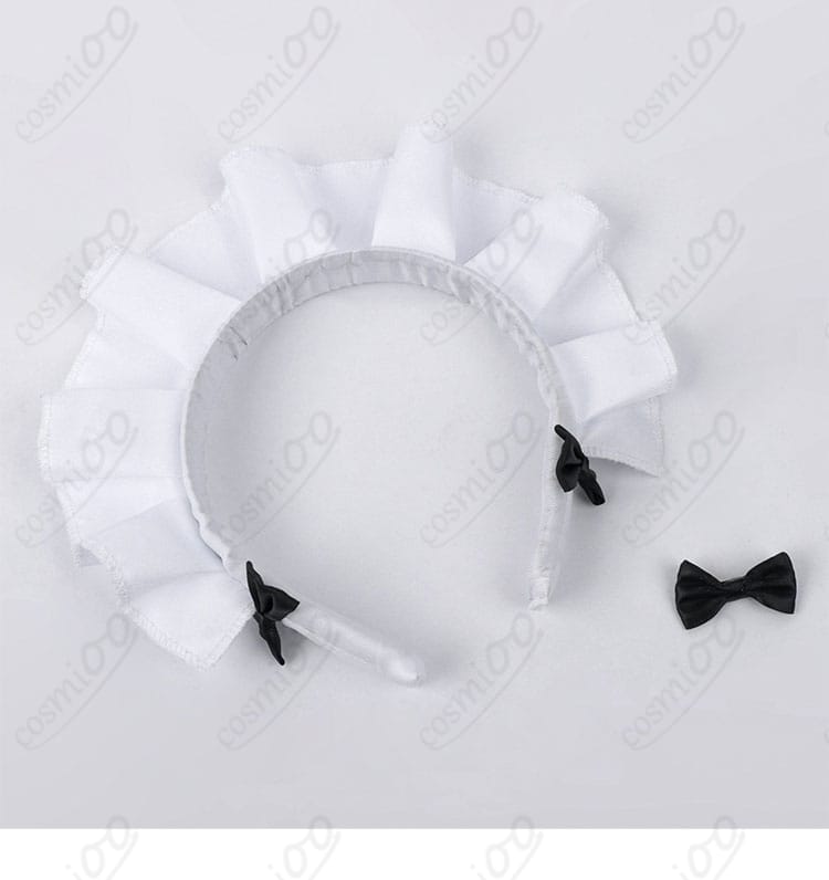 カチューシャ髪飾りのディテール｜土台幅と装飾位置