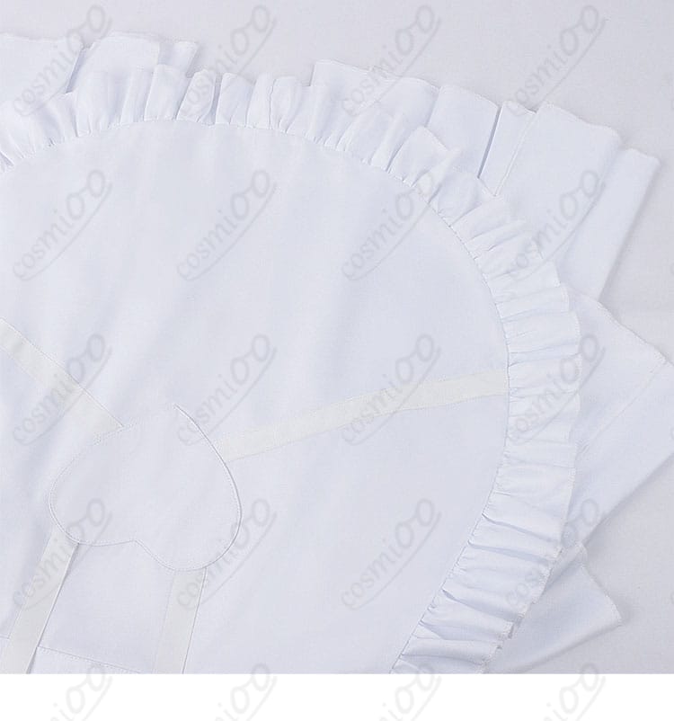 スカートのプリーツ感と広がりを示す裾部分の拡大