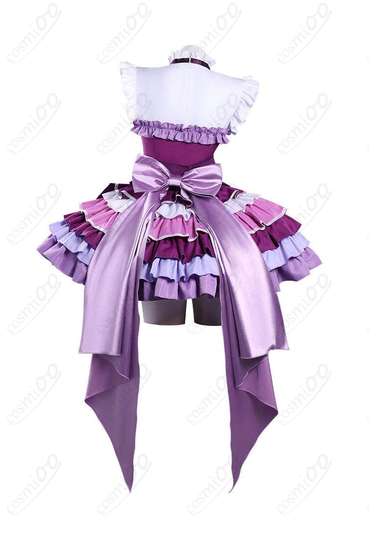 暁美ほむら アイドル衣装の背面デザインと開閉部