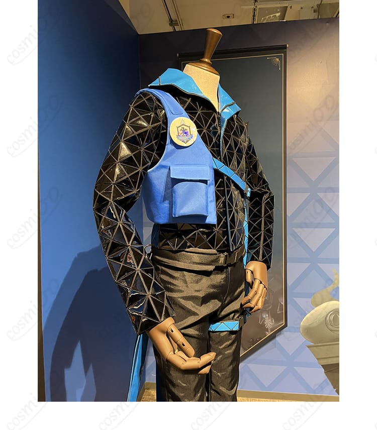 イデア寮服コスプレ衣装の側面装飾ディテールを写した写真