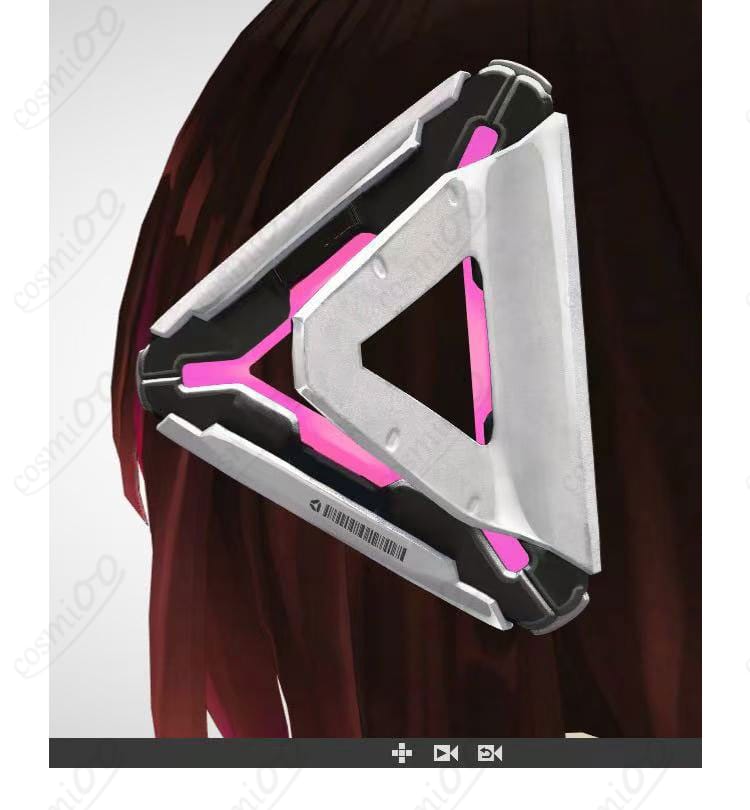 ロボ子さんV3 ヘアアクセの装飾パーツ構成が分かる近接写真