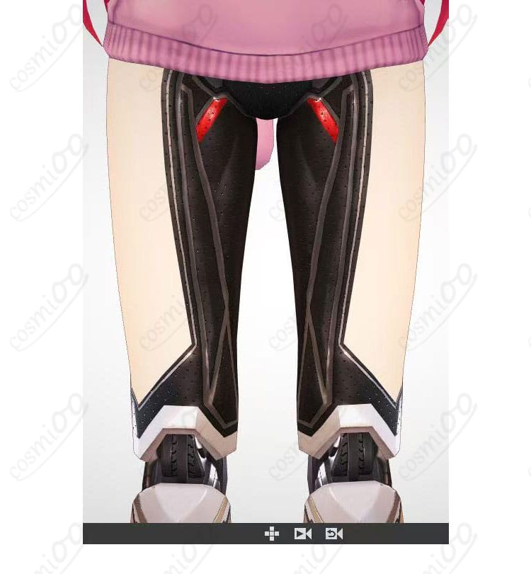 ロボ子さんV3 脚部アクセサリーの正面ディテールが分かるアップ