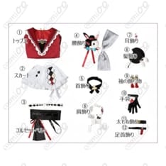 崩壊：スターレイル 花火（スパークル）衣装｜仮面の愚者仕様の高再現セット、初心者も着やすい - 6枚目の画像（サムネイル）