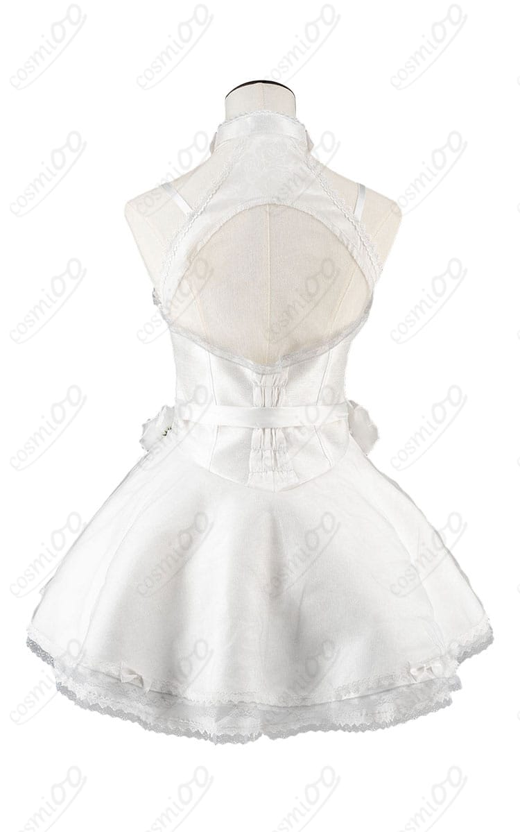 アリス メルヘンドリーム衣装の背面デザイン（開閉部とスカートの広がり）