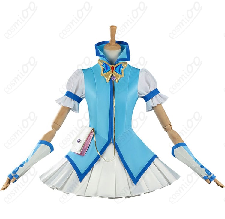 キュアアクア衣装のトップスとスカートの正面全体