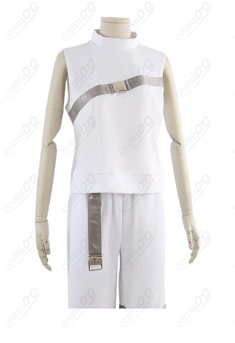 ジャケットとベストの胸元装飾ディテール（青柳冬弥衣装）