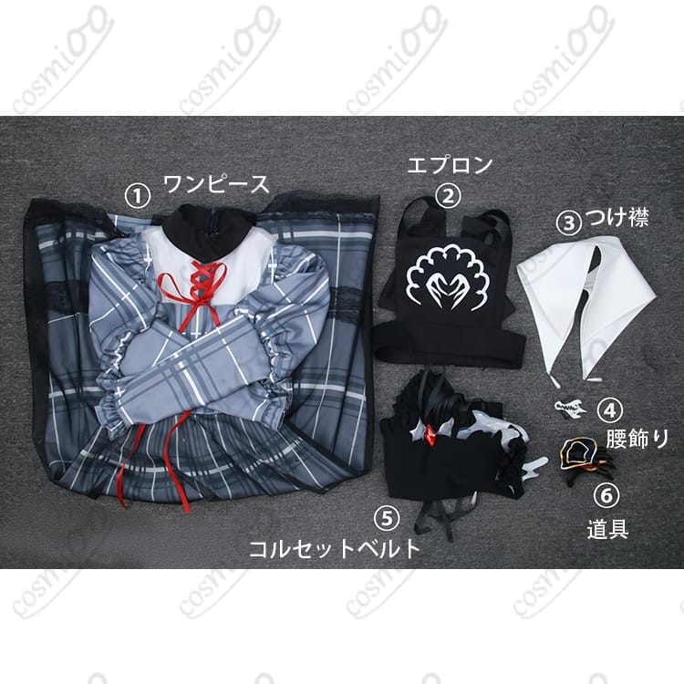 無期迷途 ルミナ 温泉旅館制服 コスプレ衣装｜上品×クールを再現、初心者も安心の着脱設計 - 5枚目の画像