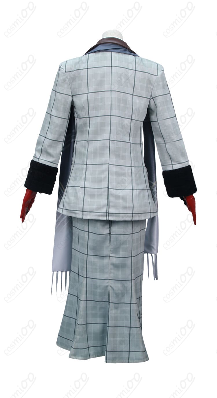 ヒルダ 旧時代の学者 衣装の背面｜背中のシルエットとベルト位置