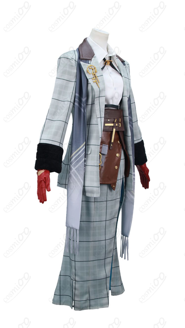 ヒルダ 旧時代の学者 衣装の側面｜コートのハリ感とスカートの落ち感