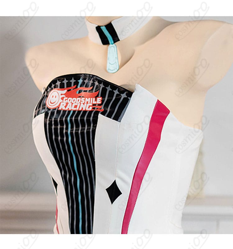 初音ミク レーシングミク2026Ver. 襟元・ネック周りの装飾ディテール