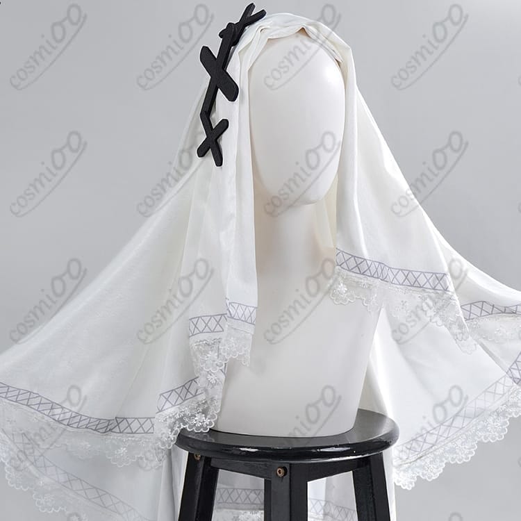 魔法少女にあこがれて 氷上メルル 囚人番号670 シスター服 高再現フルセット - 4枚目の画像