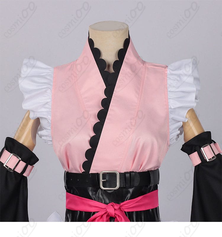 駒沢乃依コスプレ 帯・ベルトの結びとウエストラインの見せ方