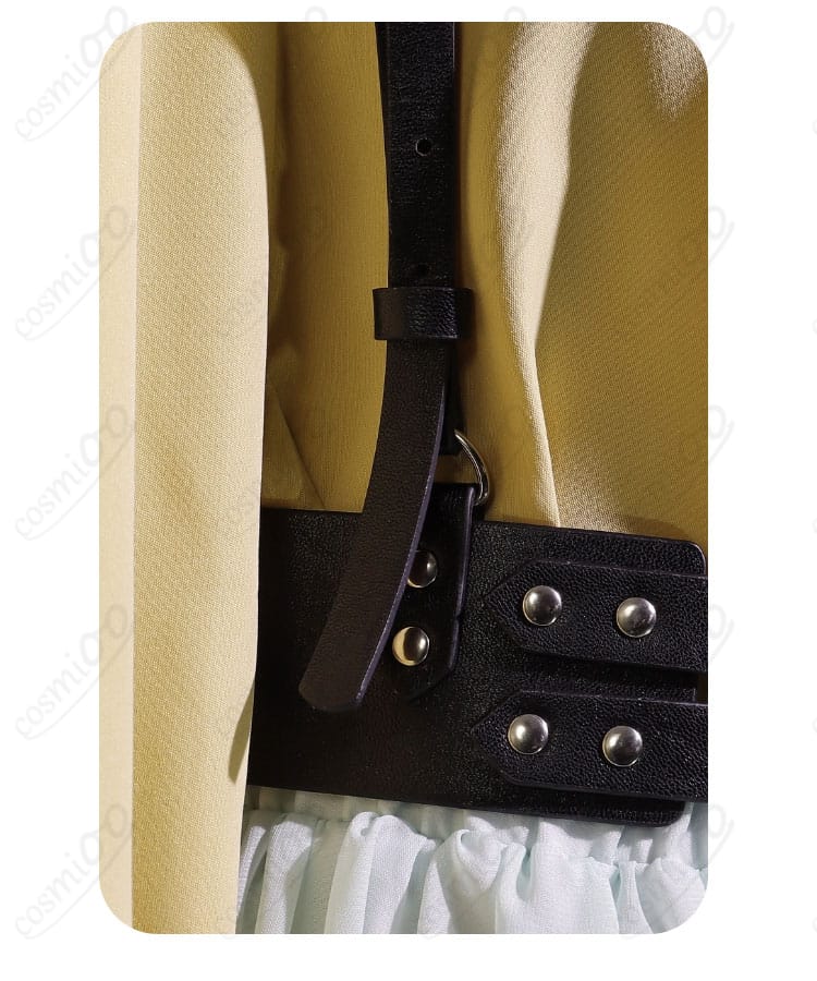 MyGO!!!!! 長崎そよ『端程山』衣装のスカートプリーツと丈感のディテール