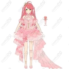 さくらみこ flower fantasista! アイドルドレス｜可愛い×上品×高発色で写真映えするコスプレ衣装 - 1枚目の画像（サムネイル）