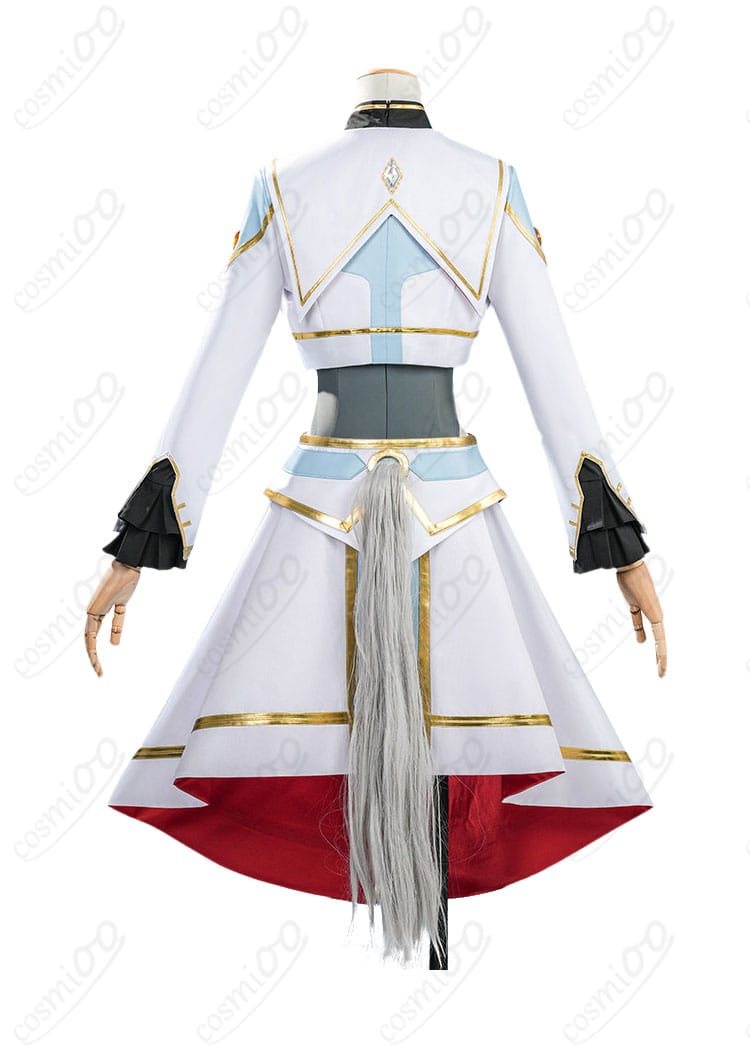 オグリキャップ 勝負服の背面全体。コートの裾ラインと背面装飾の配置が分かる画像