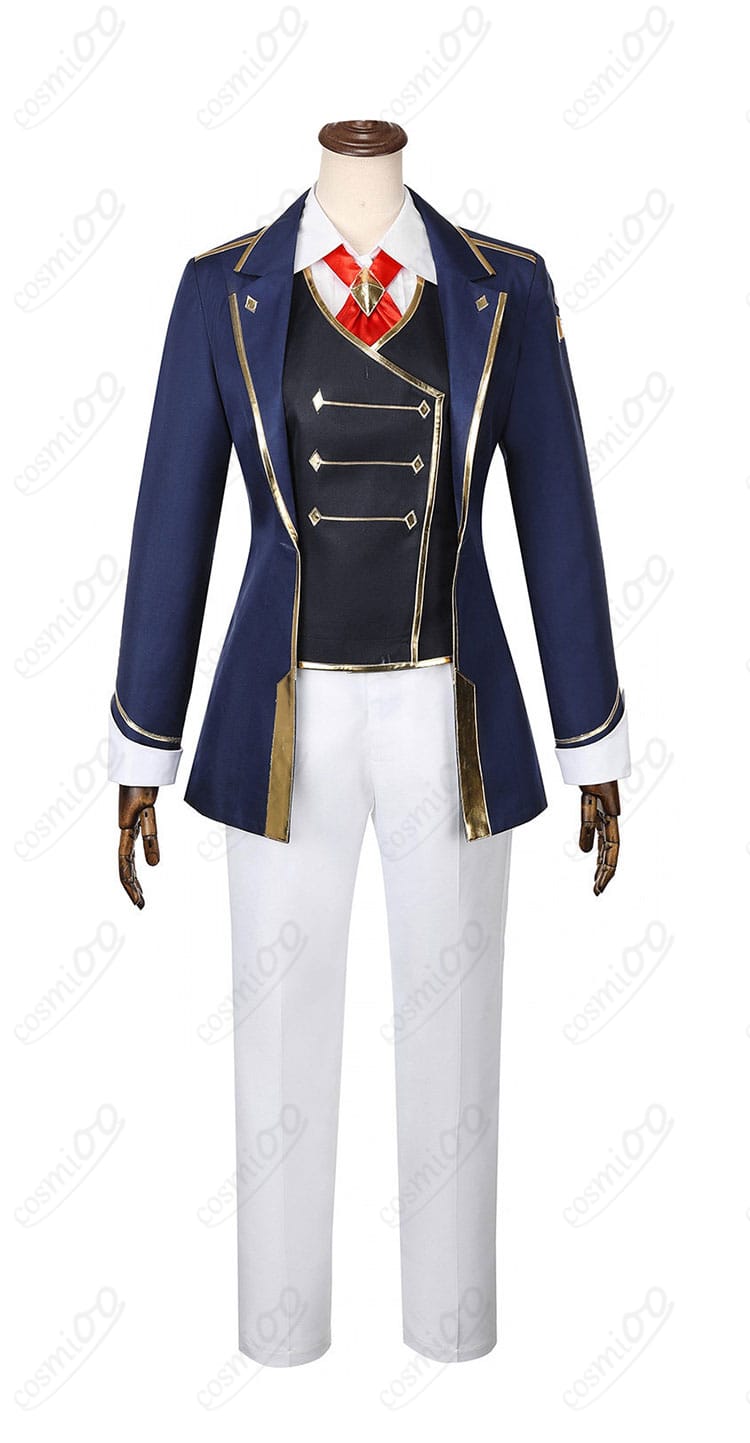 ウマ娘系勝負服コスチュームのコート・ベスト・シャツ正面