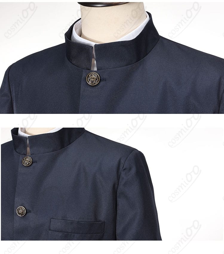 サイレントヒルf 岩井修 コスプレ衣装 襟元と肩周りのデザイン・縫製ディテール