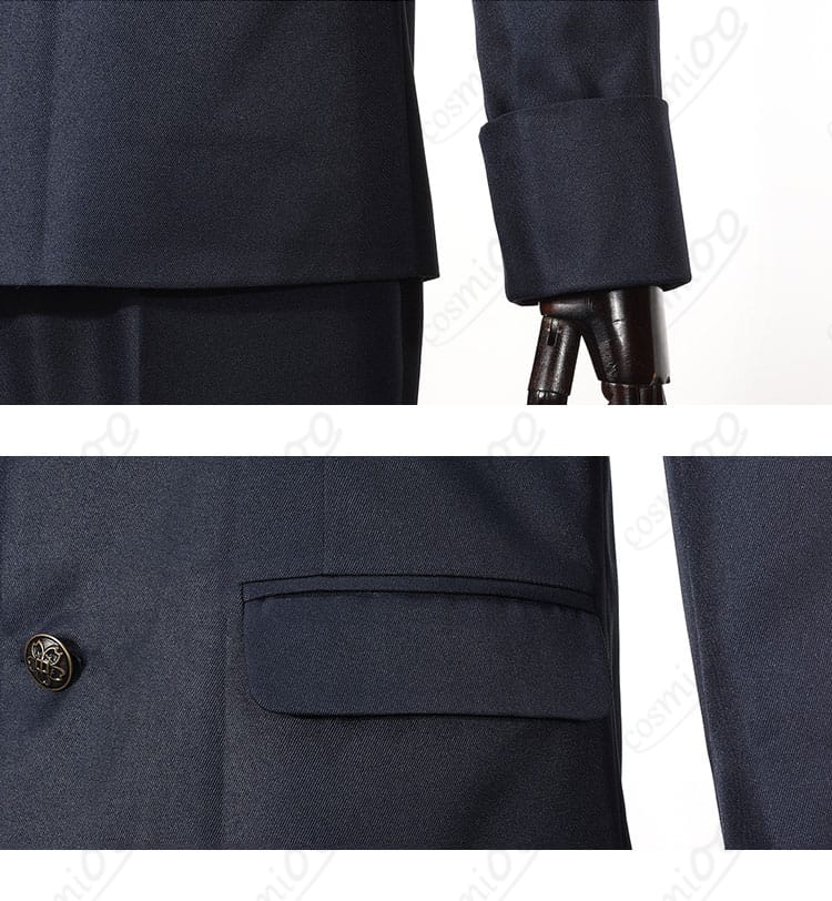 サイレントヒルf 岩井修 コスプレ衣装 袖口とポケット周辺のステッチ詳細