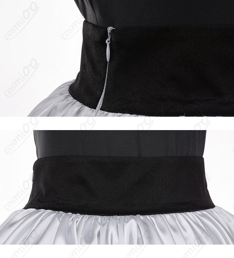 有馬かな B小町アイドル衣装のウエスト装飾ディテール。装飾パーツの配置と質感が分かる