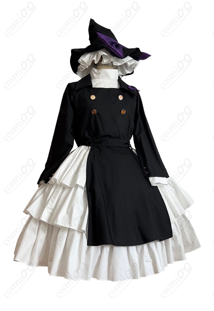 霧雨魔理沙 二次創作アレンジ衣装の背面・ポージング参考｜はだけにくい安定感を表現