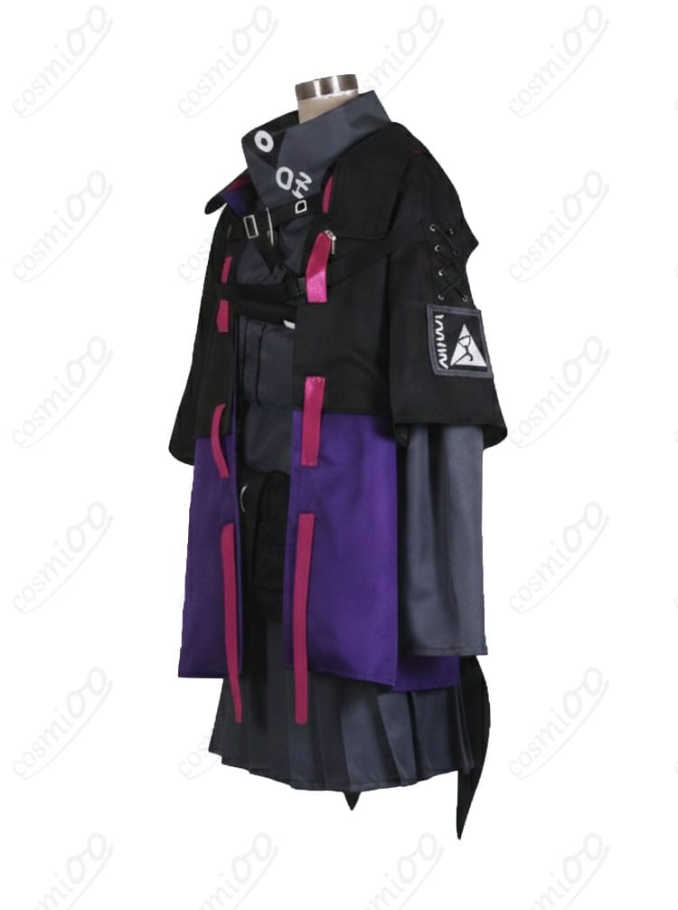 MDR 衣装の胸元〜ネック周りディテール｜直線的パネルと配色の再現ポイント