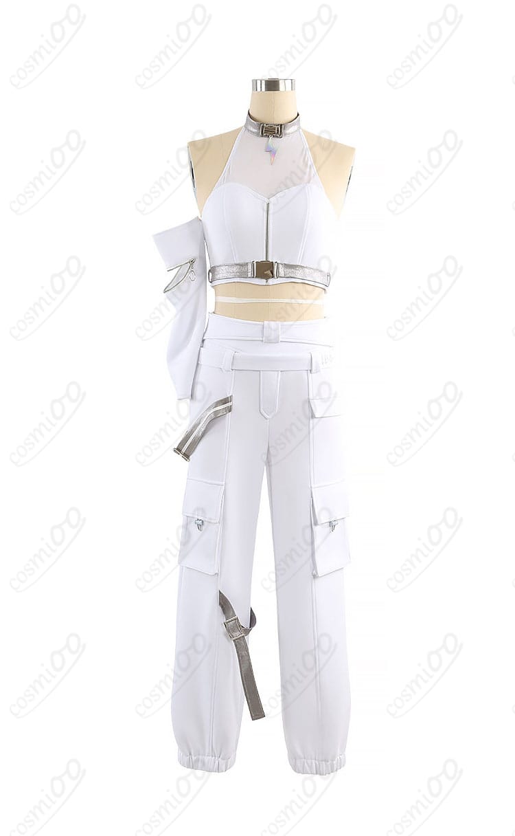 巡音ルカ アクセラレイト衣装の正面全体（ベスト・ズボン・ベルトの配置）