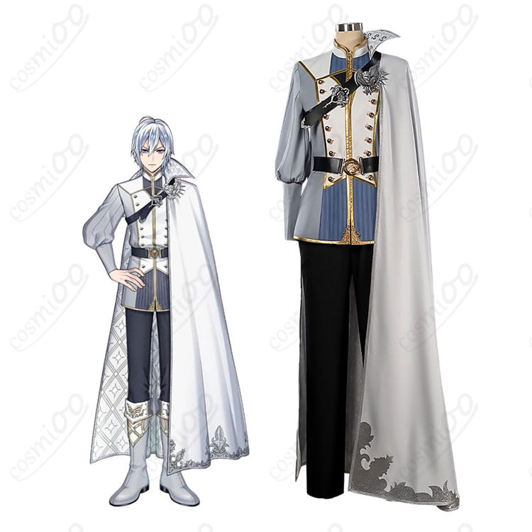 シルバー 夜明けの甲冑コスプレを着用した全身イメージと衣装の雰囲気