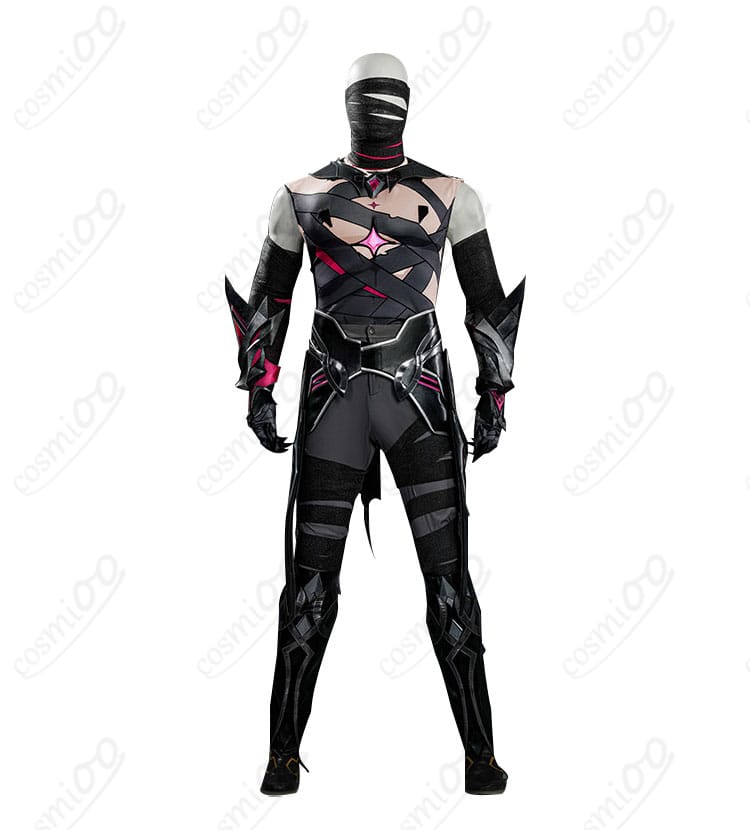 原神 月の狩人 レリル風コスプレ 正面装飾の細部ディテール