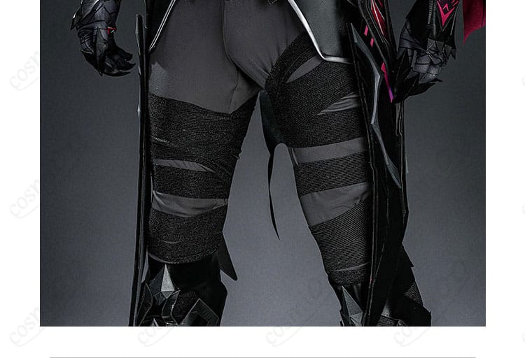 原神 月の狩人 レリル風コスプレ パンツ裾とレッグカバーの意匠