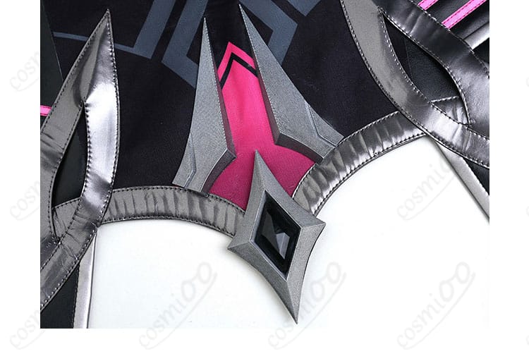 原神 月の狩人 レリル風コスプレ 腰飾りとコルセットベルトの細部