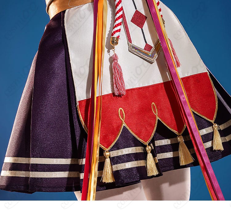 小原鞠莉 紅葉狩り編衣装の背面シルエットとリボン結び