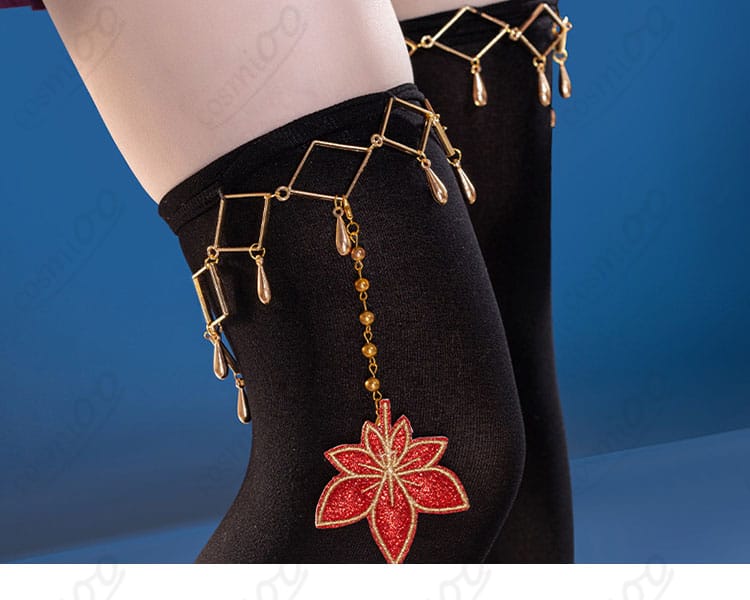 小原鞠莉 紅葉狩り編衣装の透明ストラップ装着例