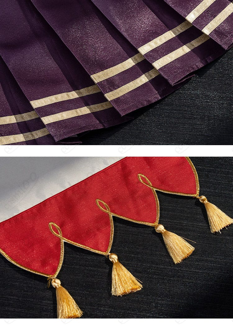 小原鞠莉 紅葉狩り編衣装の胸元ディテールと装飾配置