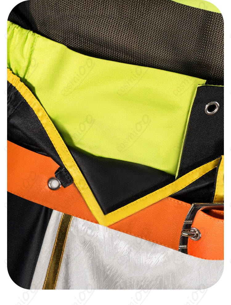 腰周りのベルト・腰飾りの配置と固定方法