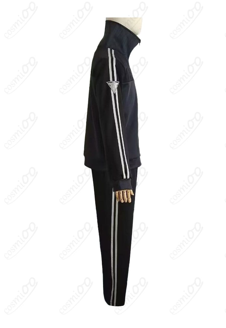 水心子正秀 内番ジャージ 上着ディテール（襟元・肩周り）｜特『刀剣乱舞-花丸-』～雪月華～