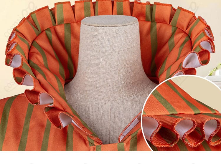 第五人格 エマ・ウッズ 暖かい冬の記憶 ベルト装着時のウエスト周りシルエット