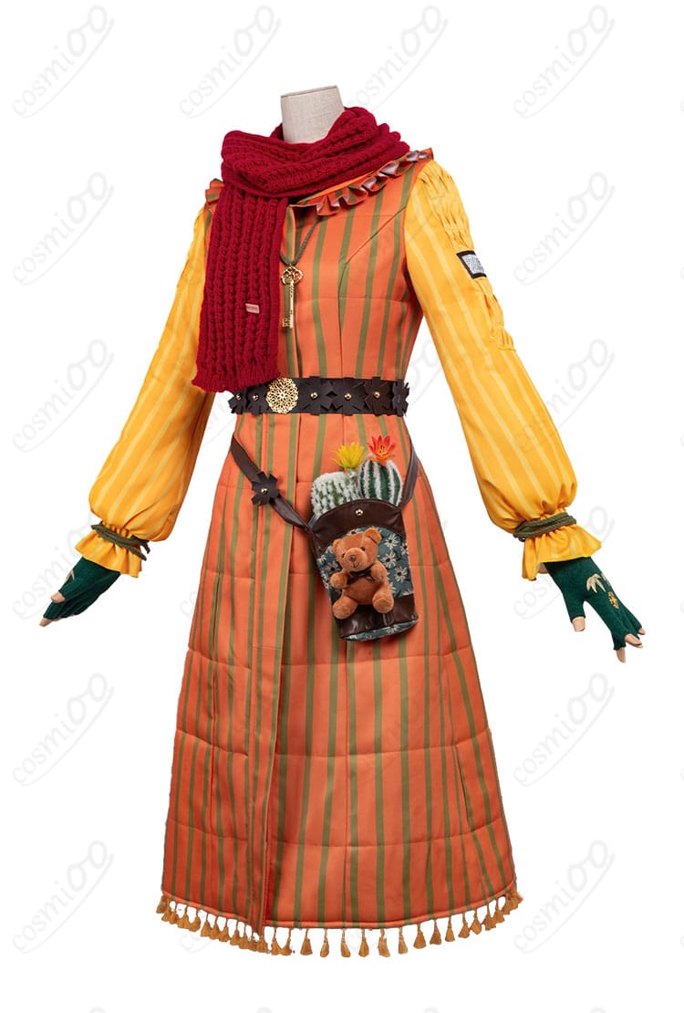 第五人格 エマ・ウッズ 暖かい冬の記憶 ワンピースとマフラーのコーディネート詳細