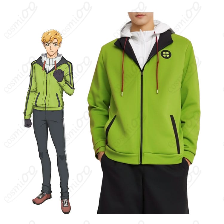 メダリスト 明浦路司 ジャージ衣装一式（コート・インナー・ズボン）の正面全身カット