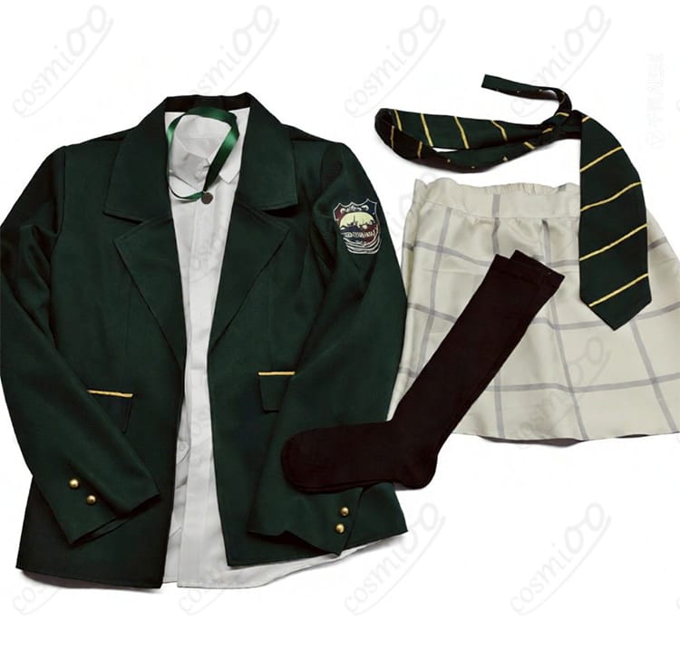 ブルーアーカイブ 若狭フユ 制服コスプレ｜生地の発色と質感（ポリエステル×コットン）