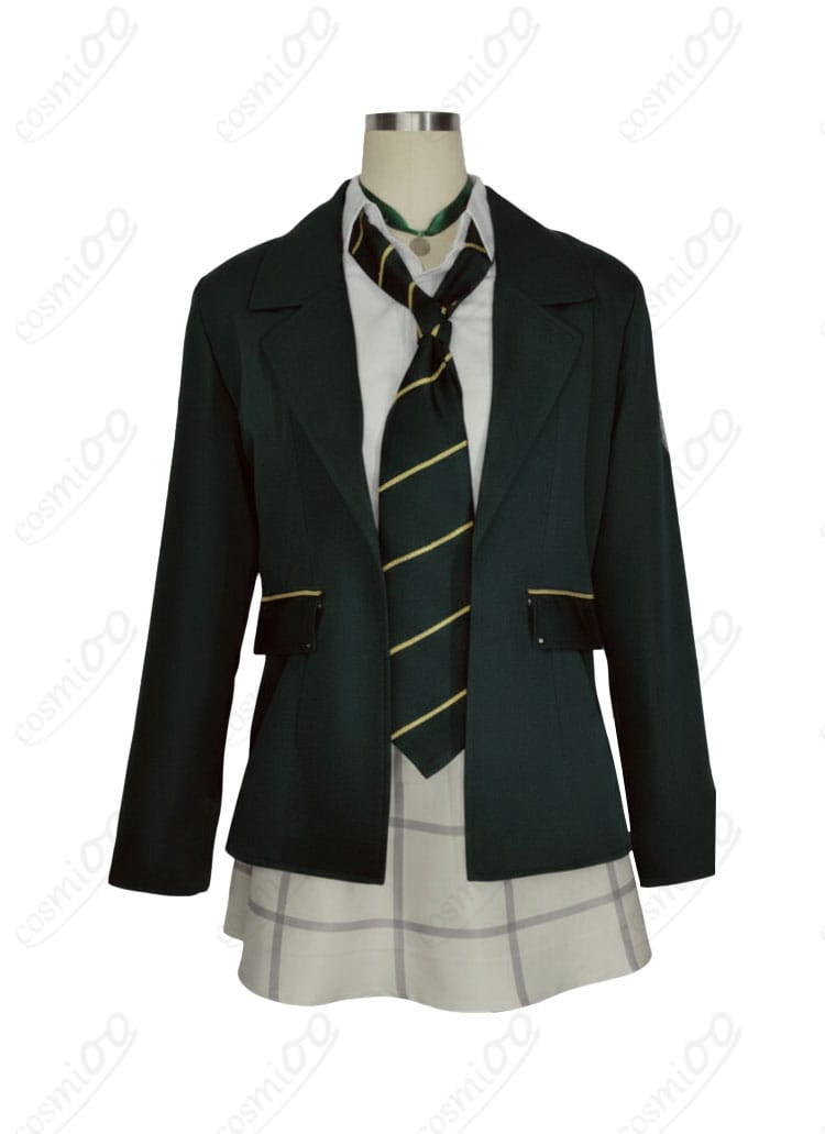ブルーアーカイブ 若狭フユ 制服コスプレ｜バックスタイルとコート裾のシルエット