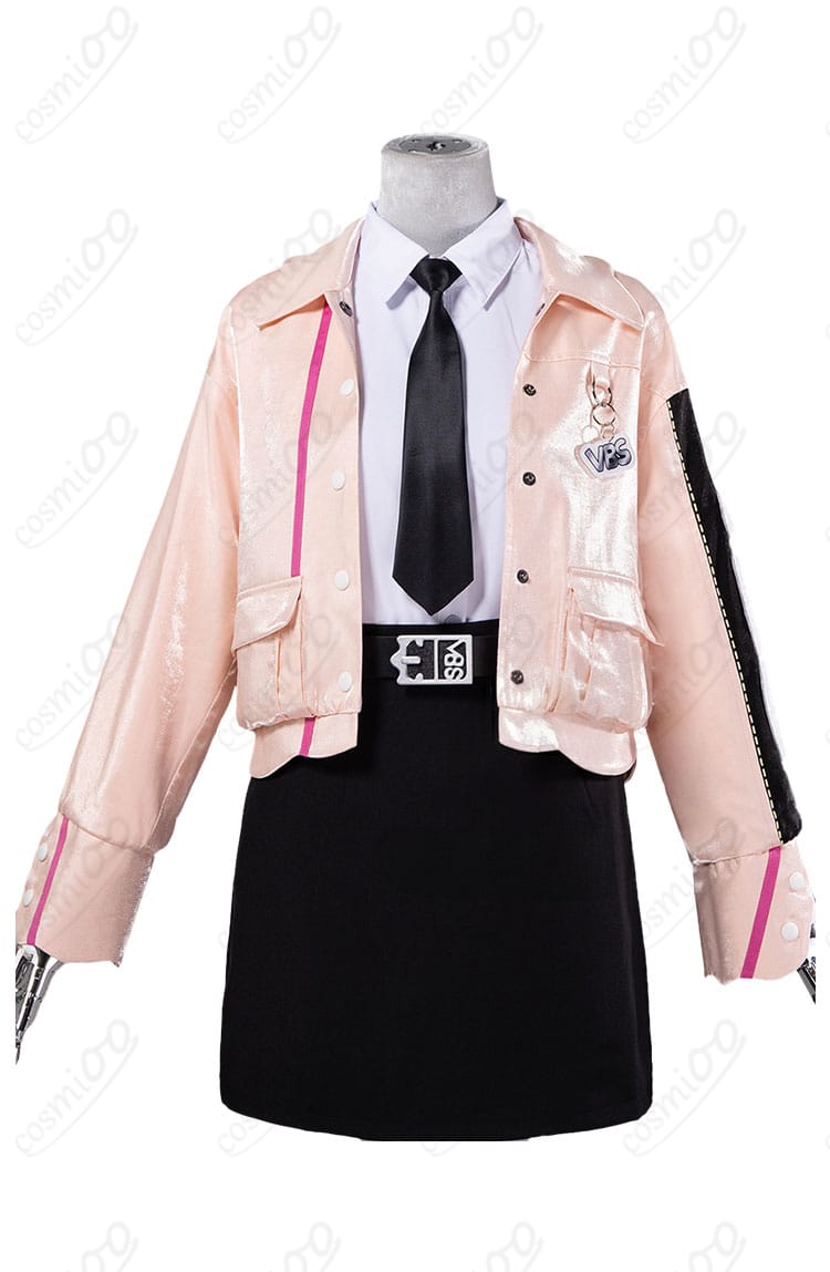 プロセカ 小豆沢こはね Confidence suit コート背面シルエットと丈感