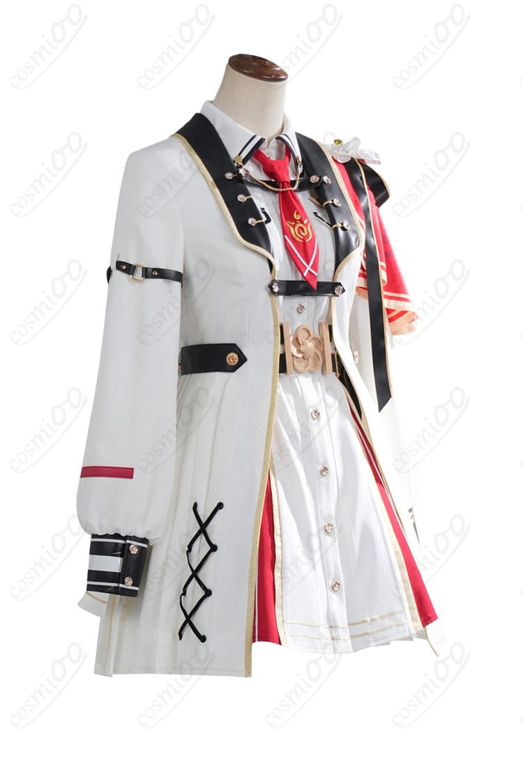 百鬼あやめ 新衣装(軍服風)上半身アップ・襟周りの質感