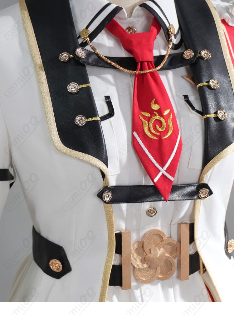 百鬼あやめ 新衣装(軍服風)装飾パーツの配置ディテール